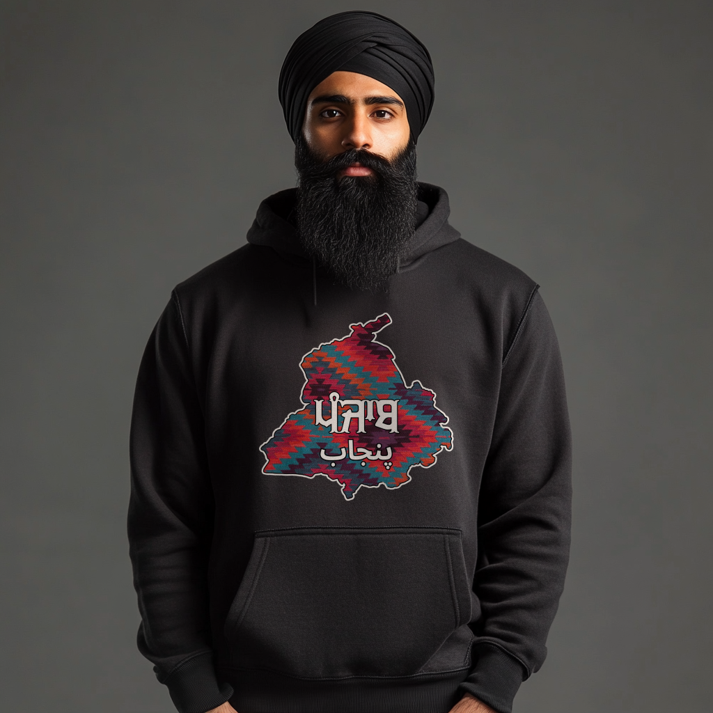 Punjab Phulkari Image Hoodie