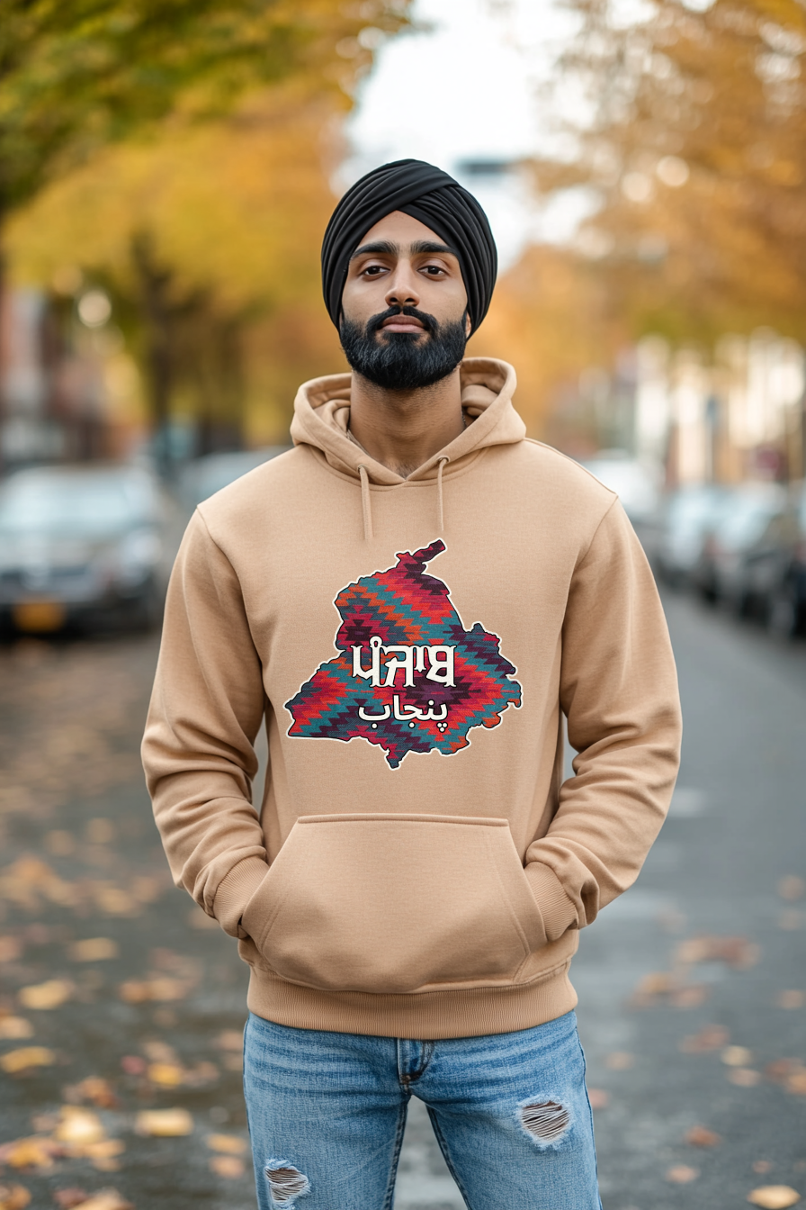 Punjab Phulkari Image Hoodie