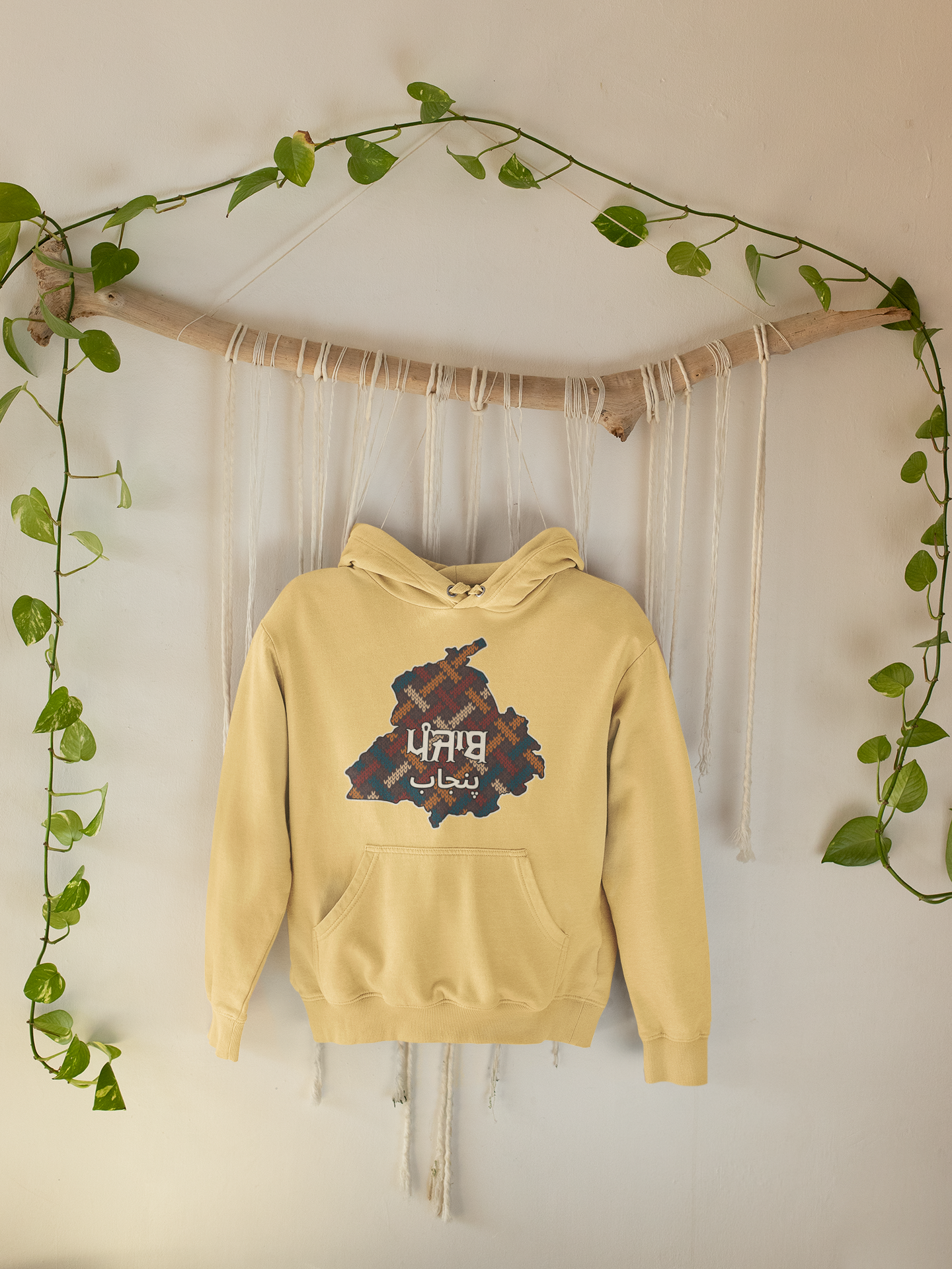 Punjab Stitched Image Hoodie