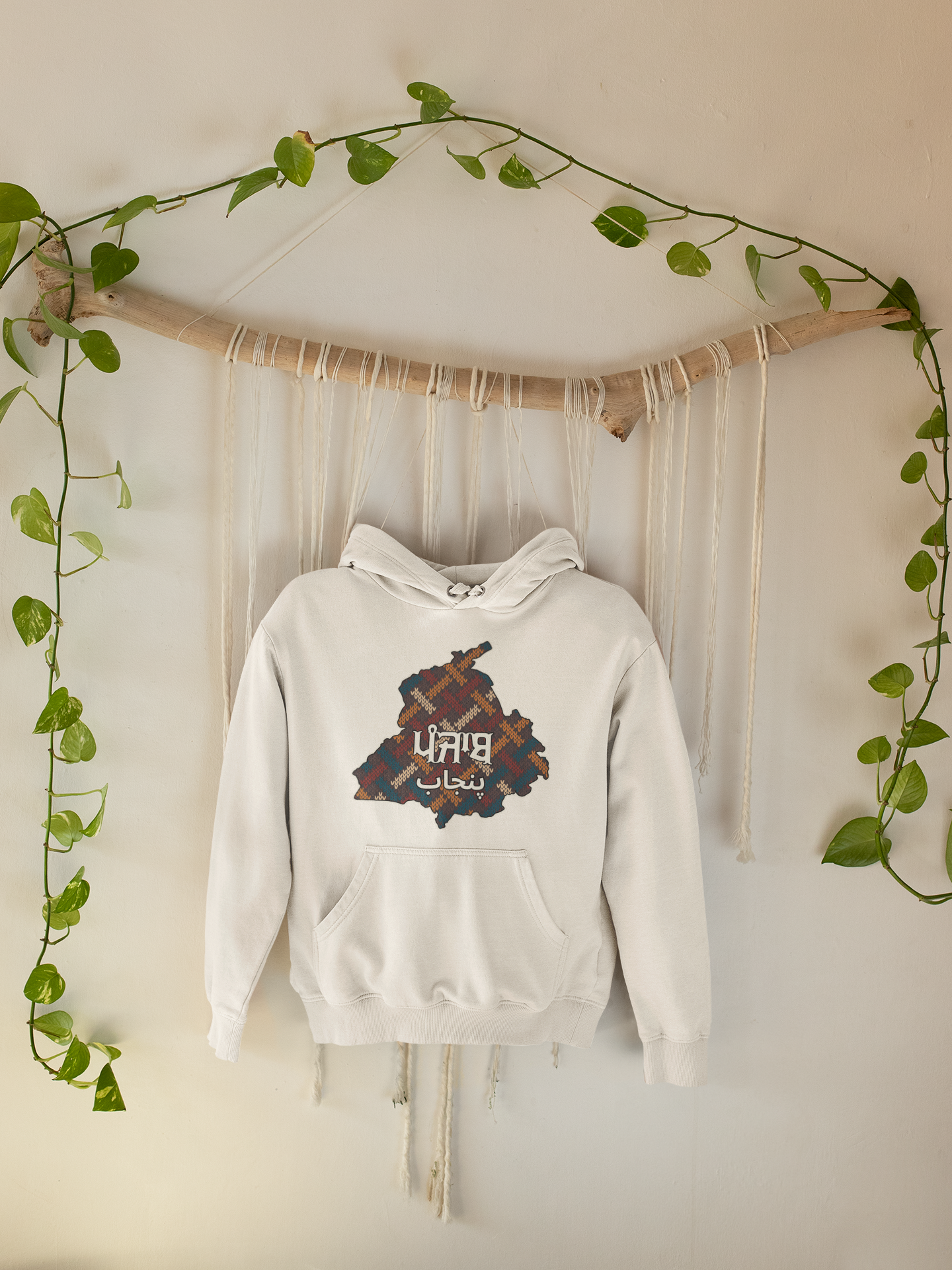 Punjab Stitched Image Hoodie