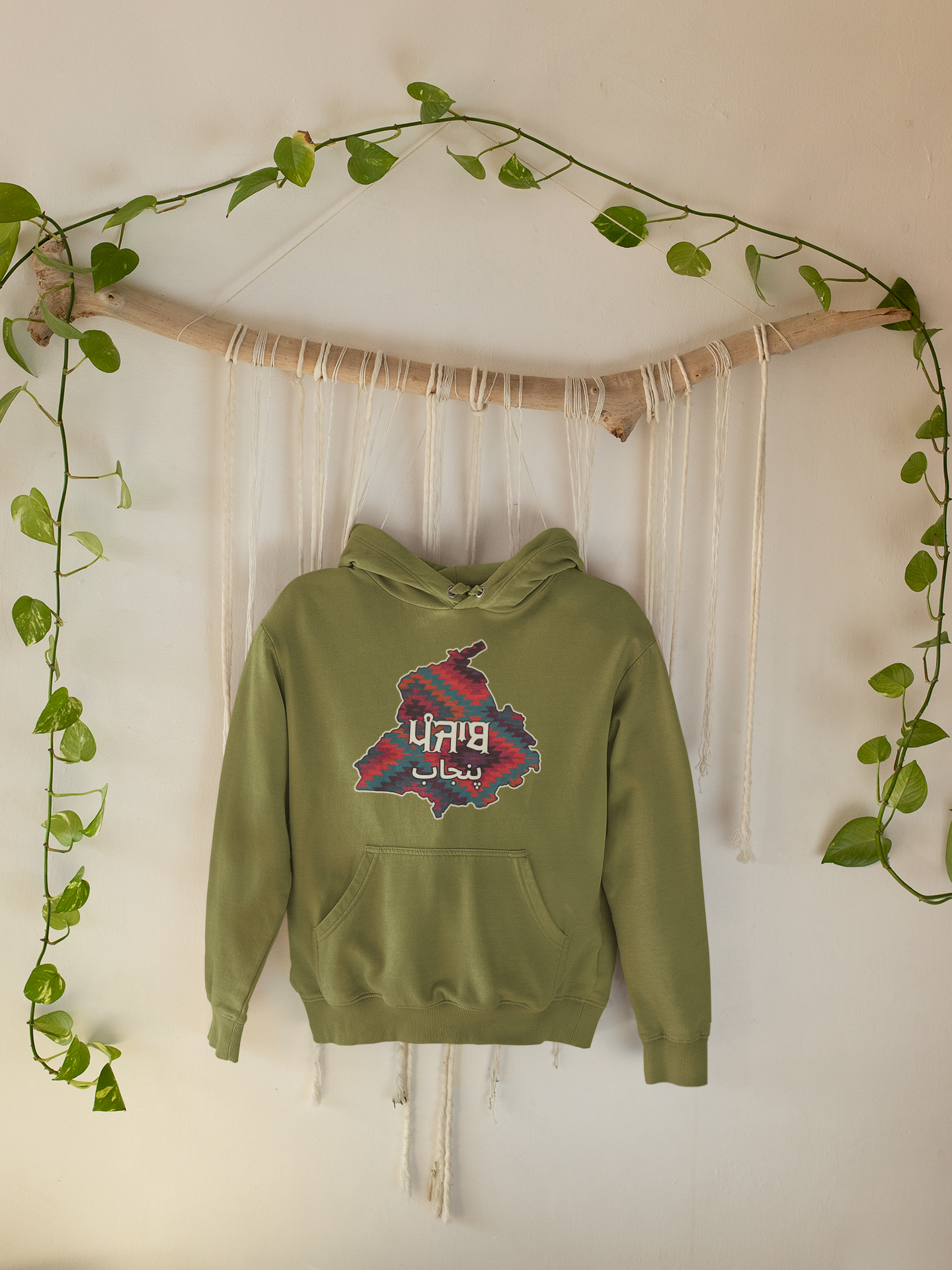 Punjab Phulkari Image Hoodie