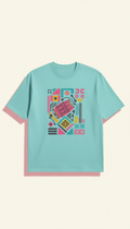 Mint Blue Punjabi Streetwear T-Shirt