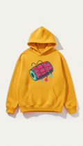 Turmeric Yellow Dhol Drum Hoodie