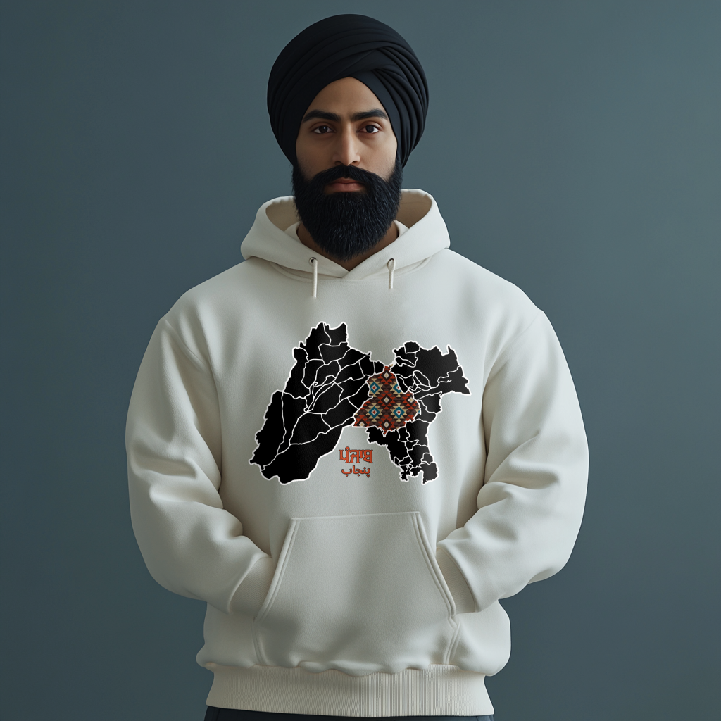 Sanjha Punjaab Phulkari Hoodie