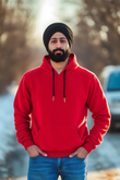 Plain Red Hoodie