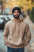 Plain Camel Hoodie