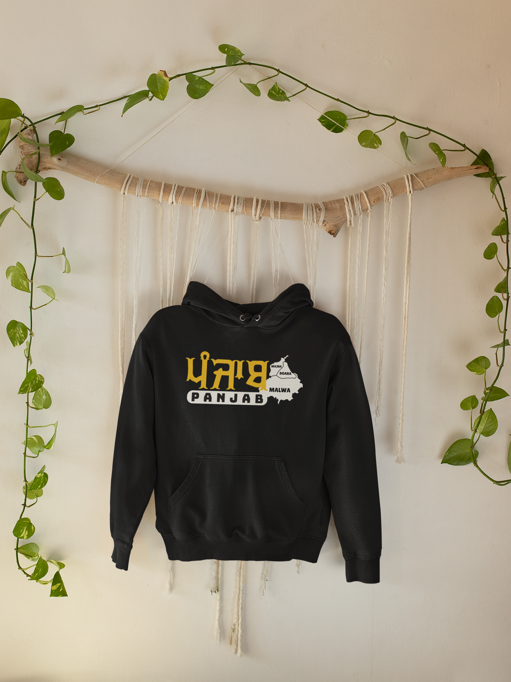 Mini Punjab Map Hoodie